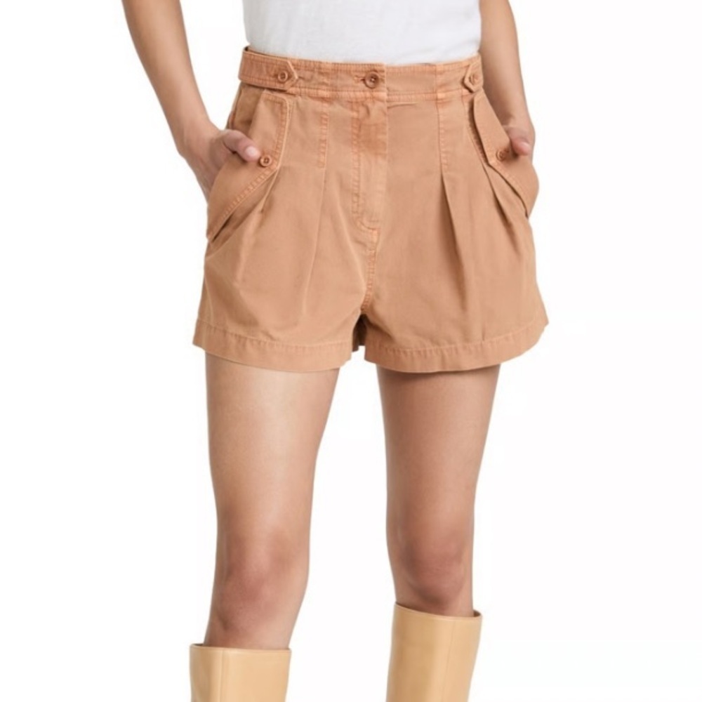 Ulla Johnson Womens Riley terracotta shorts 4